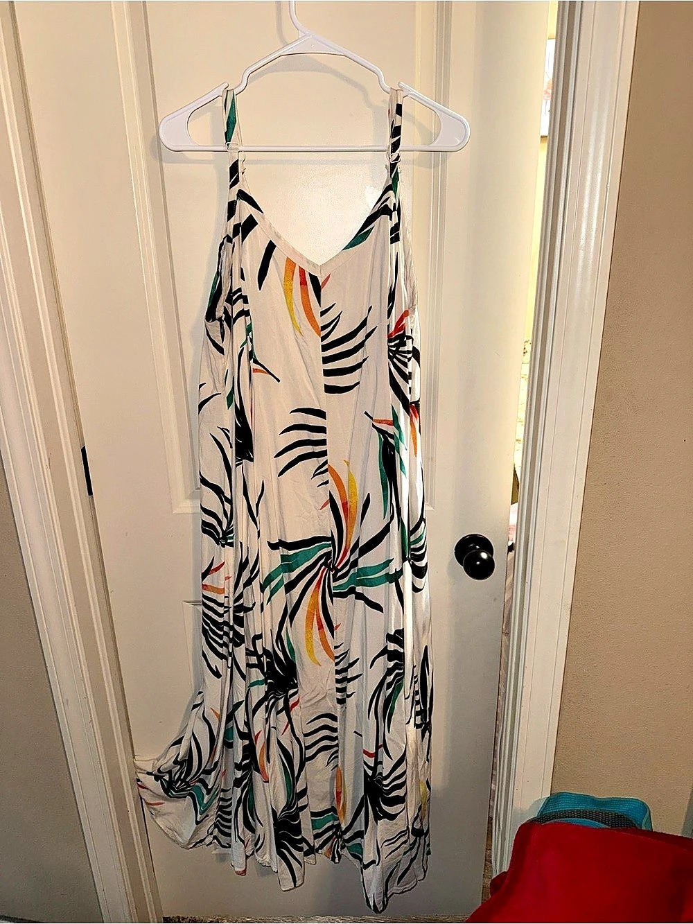 Torrid Abstract Print Maxi Dress Size 1